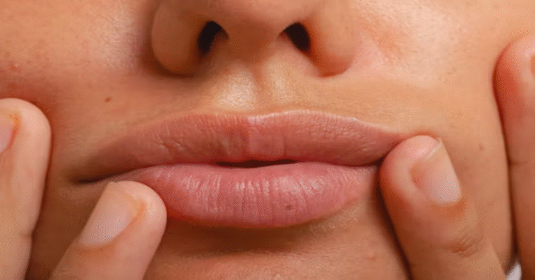Lip Flip Before and After