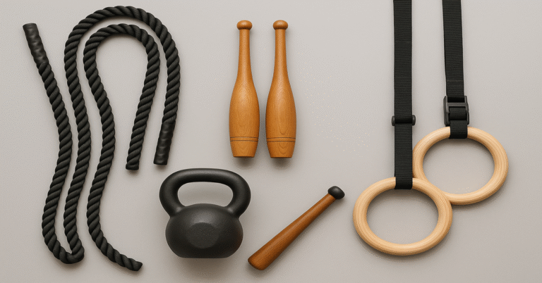 Fitness Items for Swinging Crossword Clue